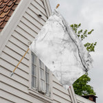 Grey Marble Stone Print House Flag