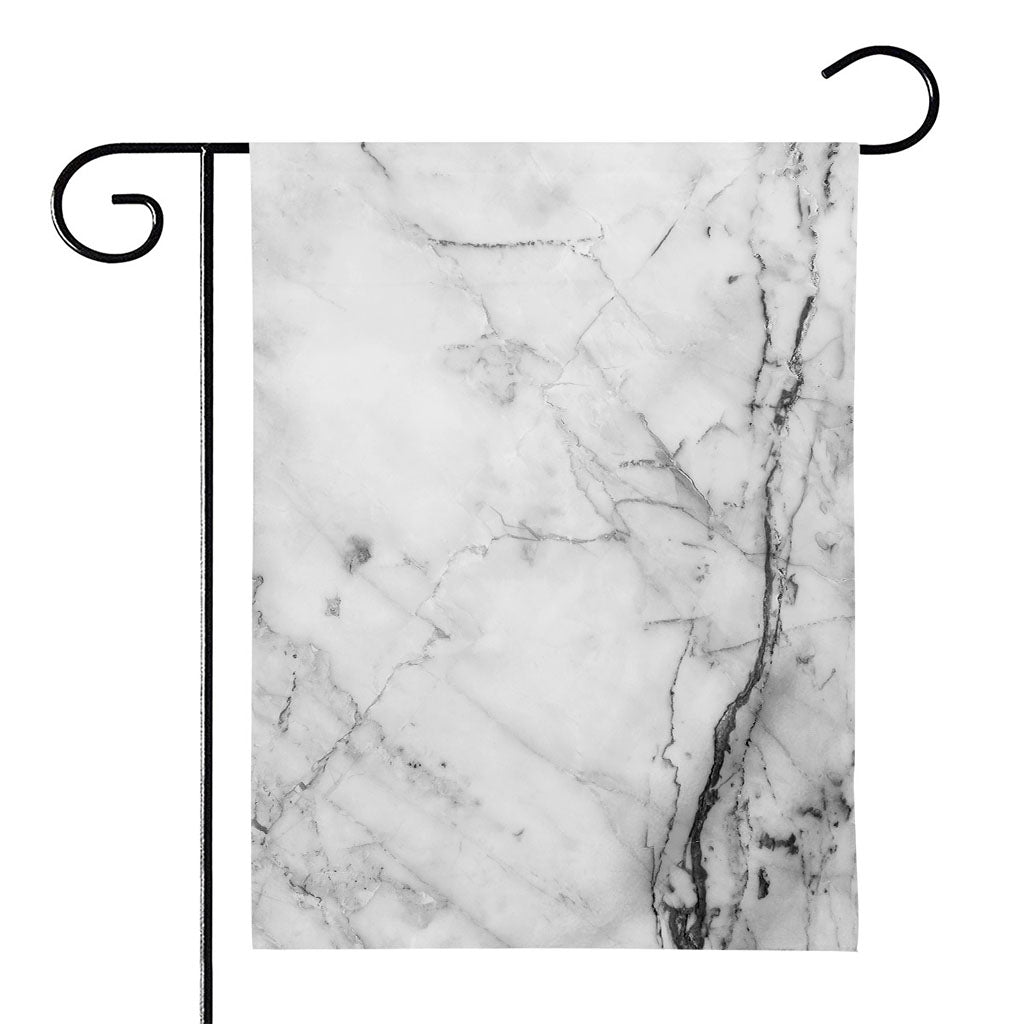 Grey Marble Stone Print House Flag