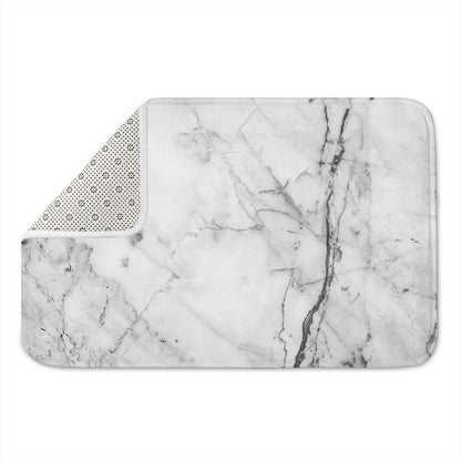 Grey Marble Stone Print Indoor Door Mat