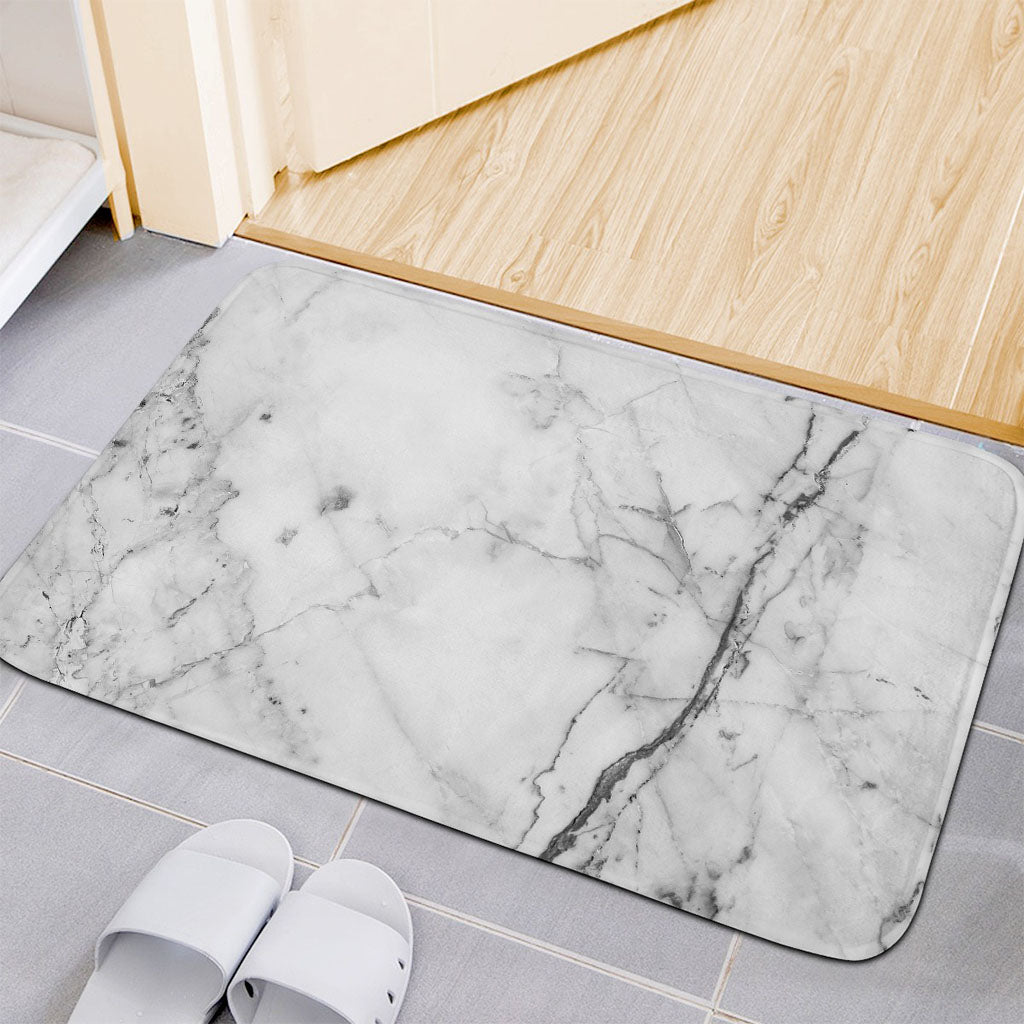 Grey Marble Stone Print Indoor Door Mat