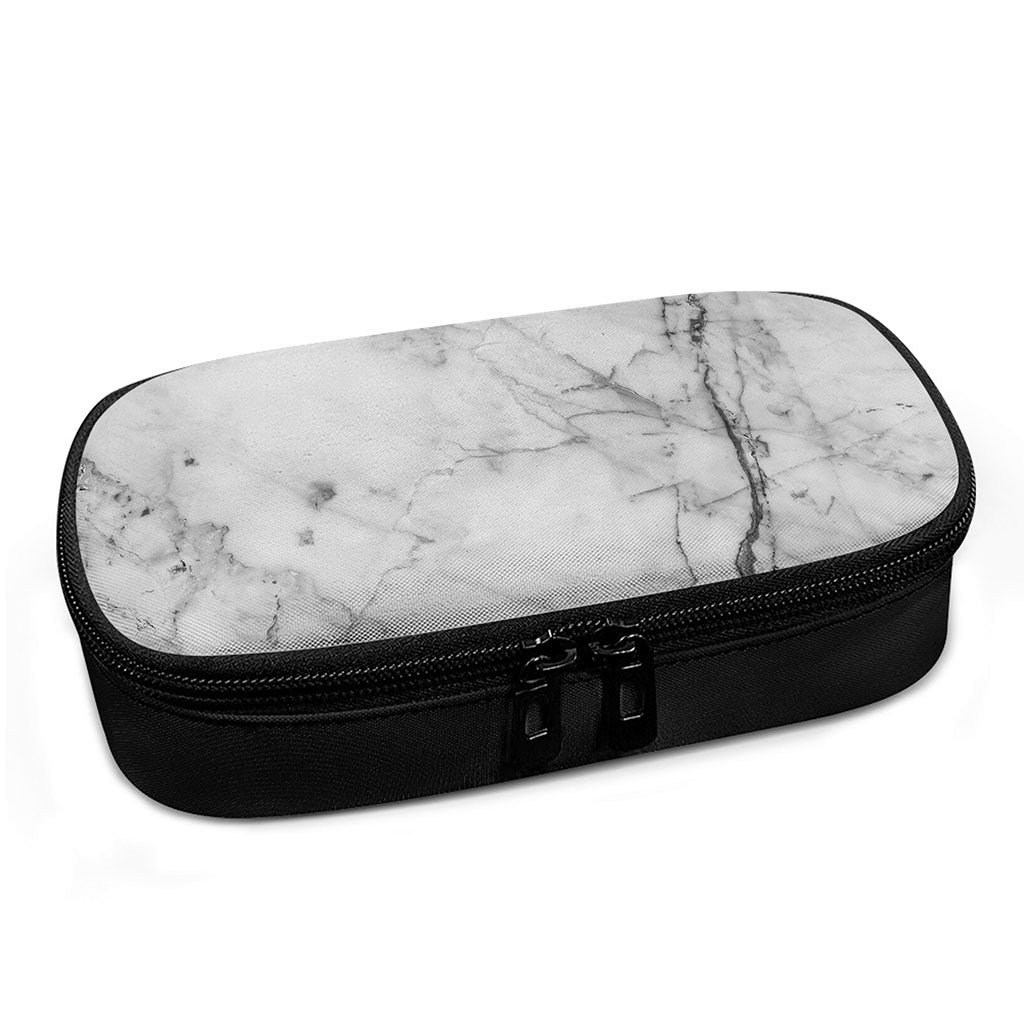 Grey Marble Stone Print Insulin Cooler Travel Case