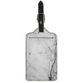 Grey Marble Stone Print Luggage Tag