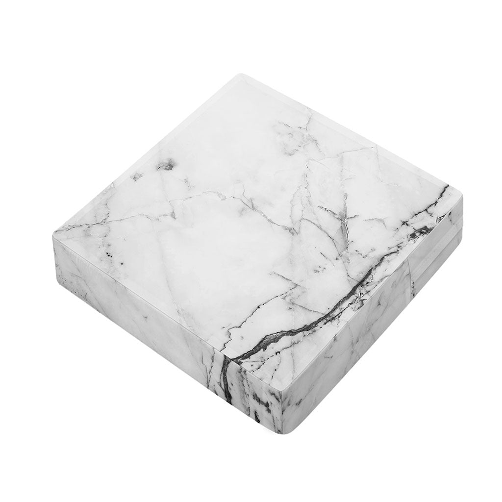 Grey Marble Stone Print Outdoor Seat Cushion Cover