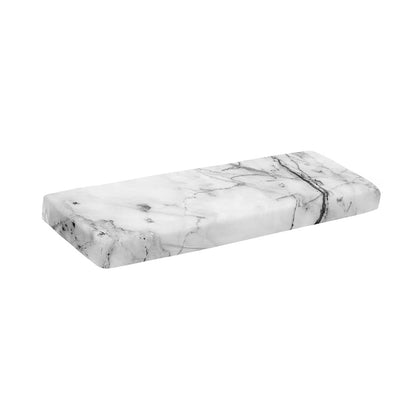 Grey Marble Stone Print Piano Keyboard Cover