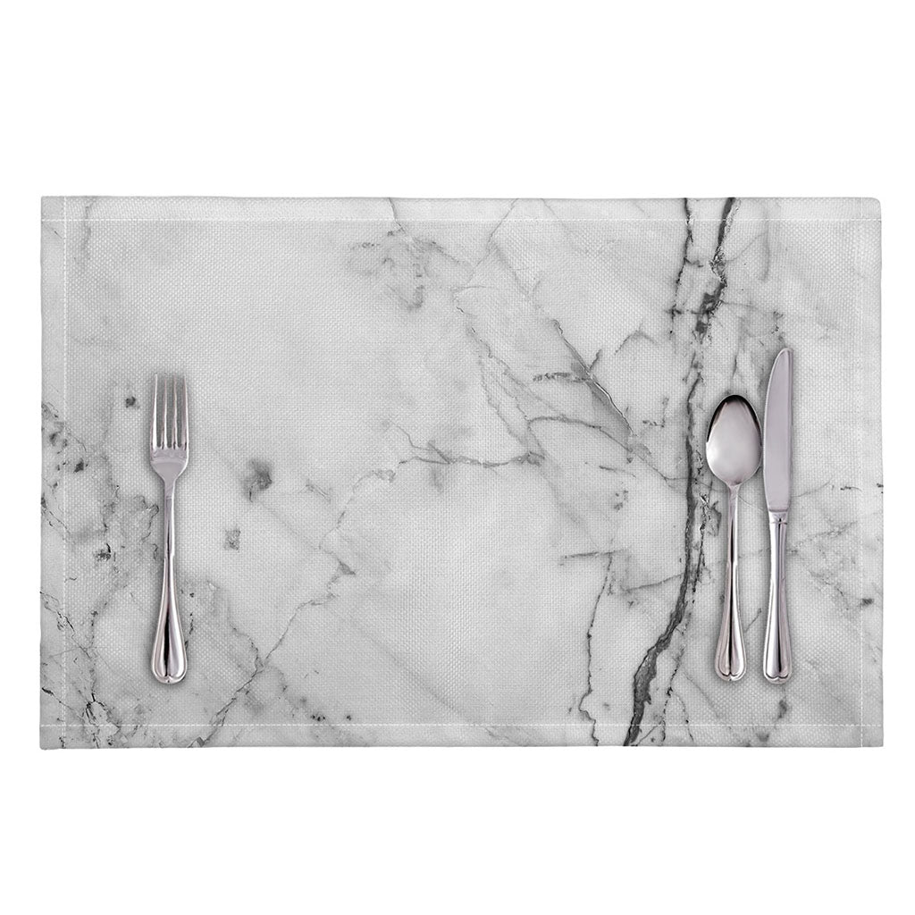 Grey Marble Stone Print Placemat