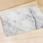 Grey Marble Stone Print Polyester Doormat