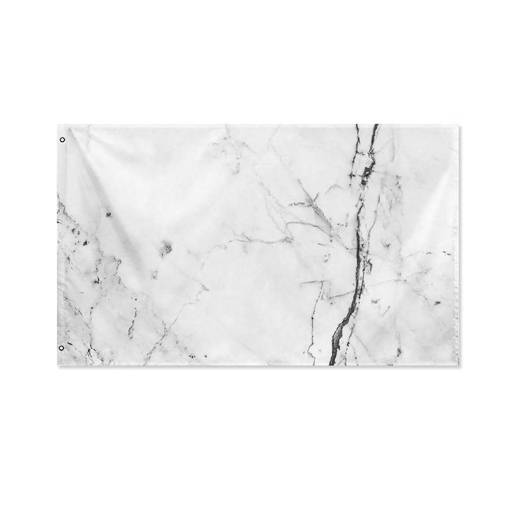 Grey Marble Stone Print Polyester Flag