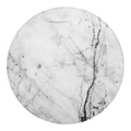 Grey Marble Stone Print Round Blanket