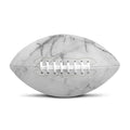 Grey Marble Stone Print Rugby Ball