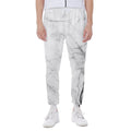Grey Marble Stone Print Joggers
