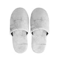 Grey Marble Stone Print Slippers