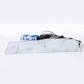 Grey Marble Stone Print Sports Towel