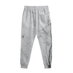 Grey Marble Stone Print Sweatpants