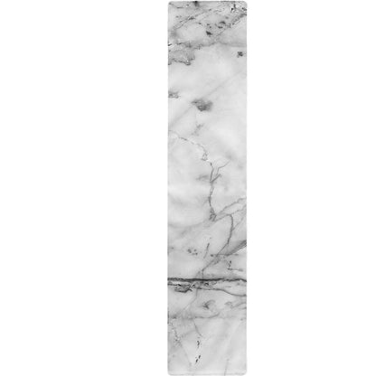 Grey Marble Stone Print Table Runner