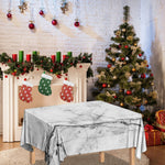 Grey Marble Stone Print Tablecloth