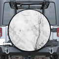 Grey Marble Stone Print Tire Cover