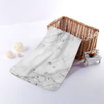 Grey Marble Stone Print Towel