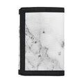 Grey Marble Stone Print Trifold Wallet