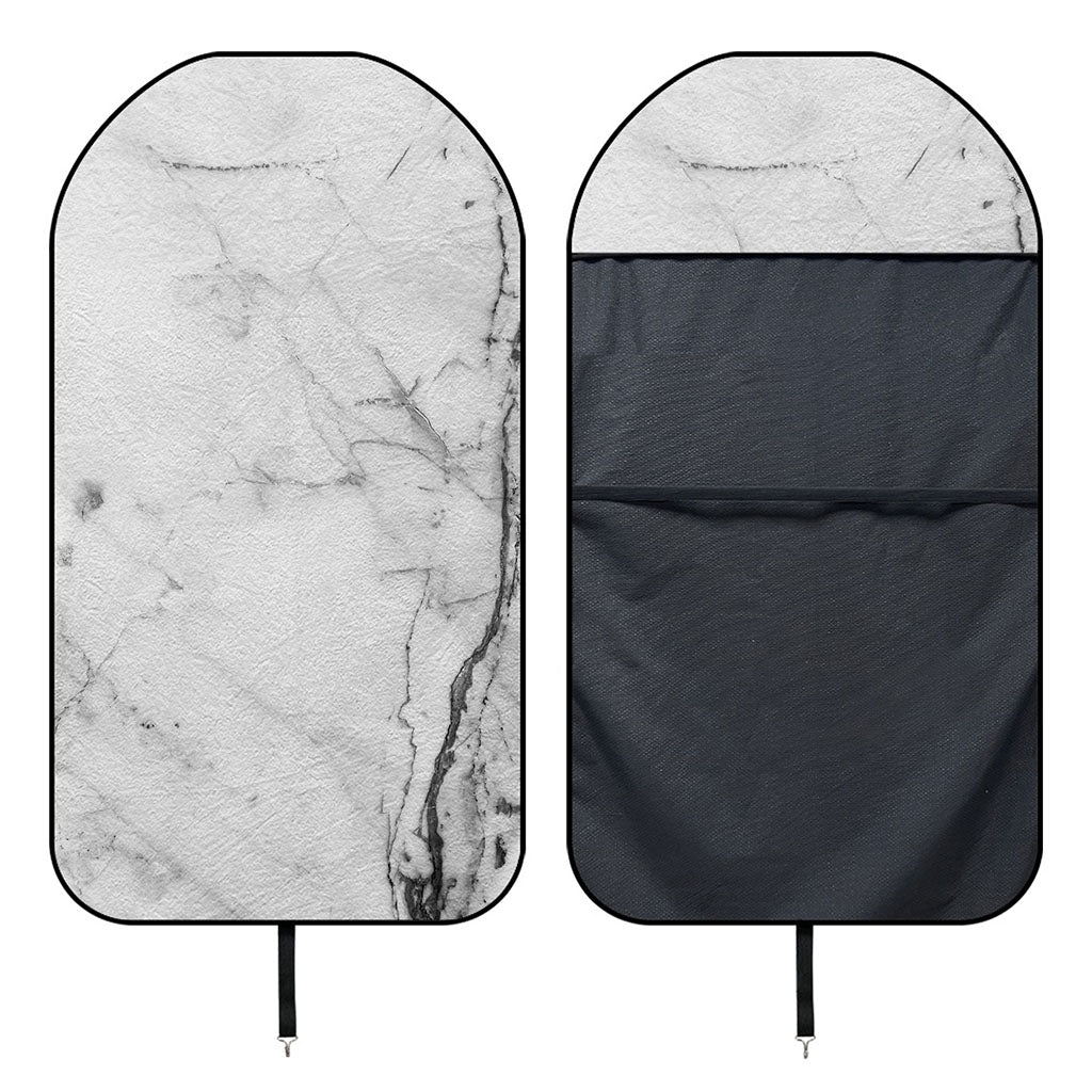 Grey Marble Stone Print Waterproof Car Seat Cover