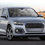 Grey Polygonal Geometric Print Car Windshield Sun Shade