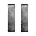 Grey Polygonal Geometric Print Handle Covers