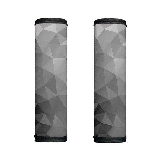 Grey Polygonal Geometric Print Handle Covers