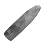 Grey Polygonal Geometric Print Ironing Board Cover