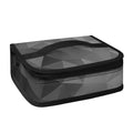 Grey Polygonal Geometric Print Small Lunch Bag