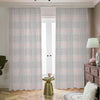 Grey Prince of Wales Check Print Blackout Pencil Pleat Curtains