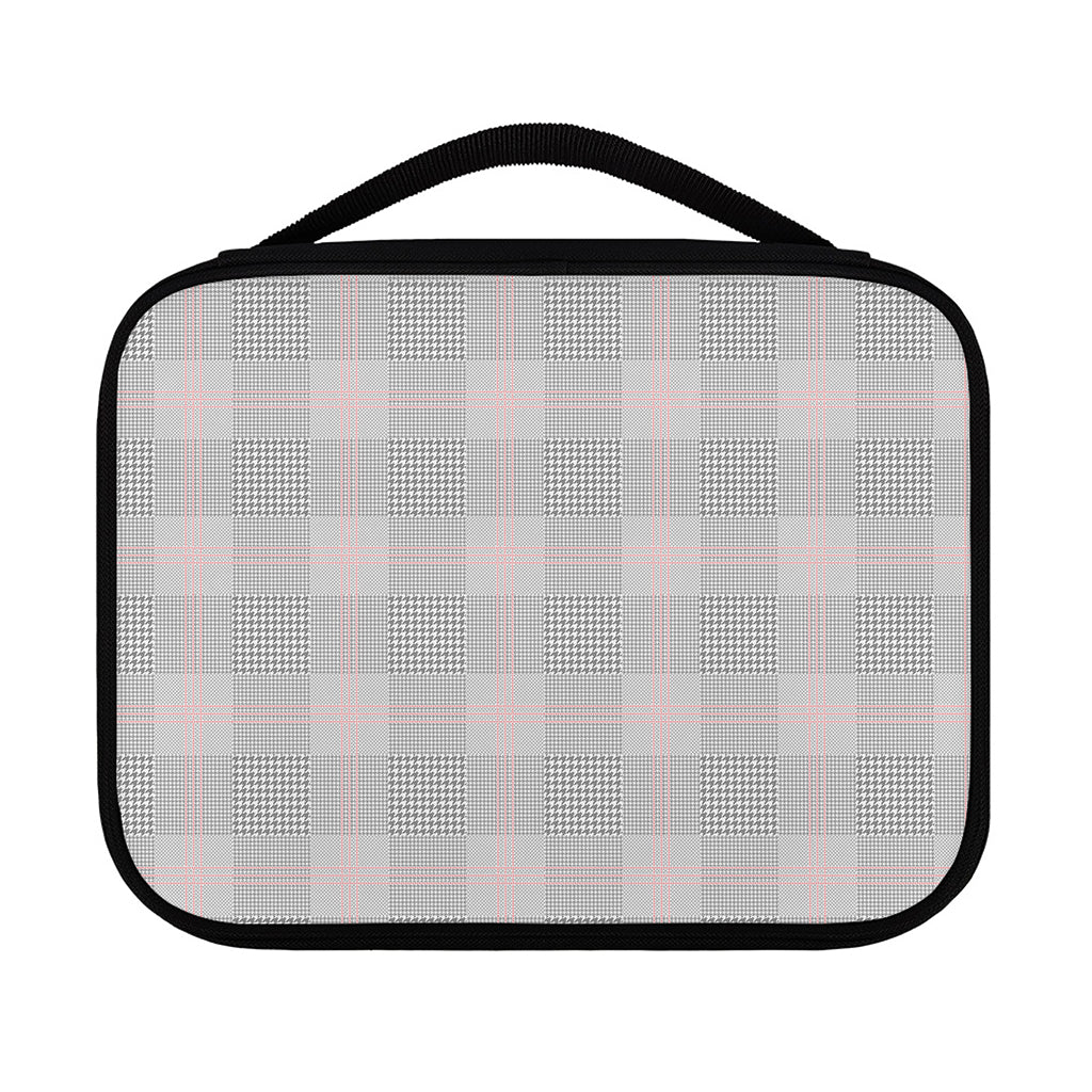 Grey Prince of Wales Check Print Classic Bible Case