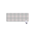 Grey Prince of Wales Check Print Extended Mouse Pad