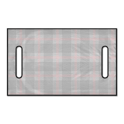 Grey Prince of Wales Check Print Golf Cart Seat Cover