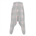 Grey Prince of Wales Check Print Hammer Pants