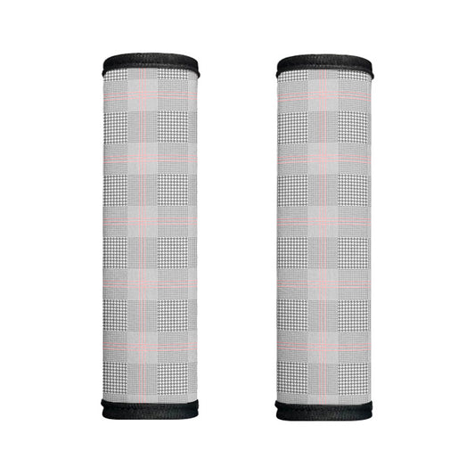 Grey Prince of Wales Check Print Handle Covers