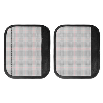 Grey Prince of Wales Check Print Handle Covers