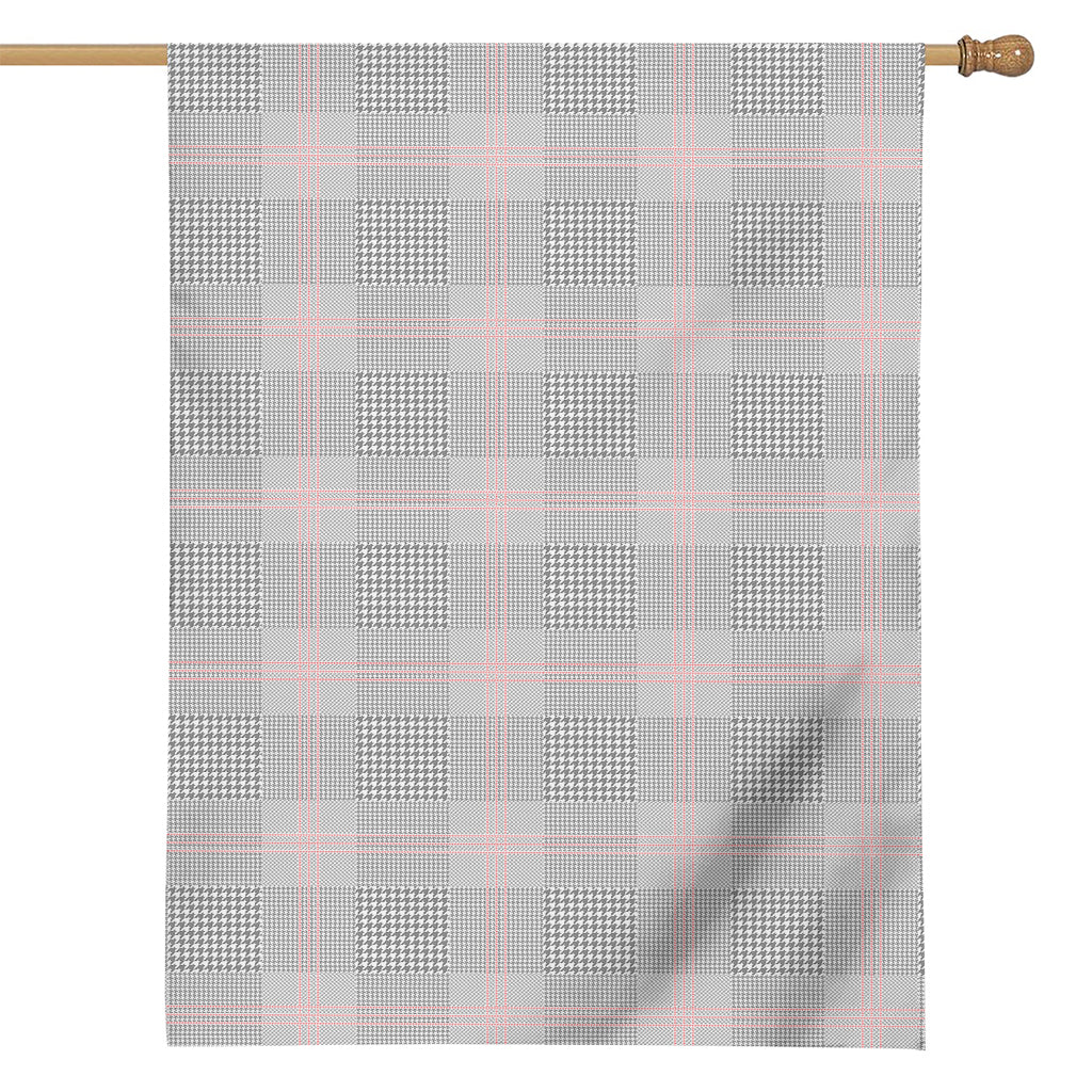 Grey Prince of Wales Check Print House Flag
