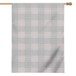 Grey Prince of Wales Check Print House Flag