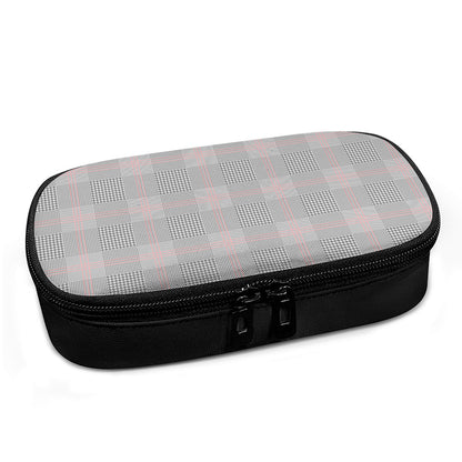 Grey Prince of Wales Check Print Insulin Cooler Travel Case