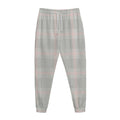 Grey Prince of Wales Check Print Jogger Pants