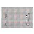 Grey Prince of Wales Check Print Placemat