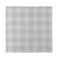 Grey Prince of Wales Check Print Silk Bandana