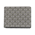 Grey Raccoon Pattern Print Bifold Wallet