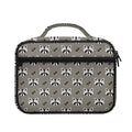 Grey Raccoon Pattern Print Briefcase Bible Bag