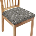 Grey Raccoon Pattern Print Chair Cushion Cover
