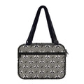 Grey Raccoon Pattern Print Double Strap Bible Bag