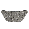 Grey Raccoon Pattern Print Fanny Pack