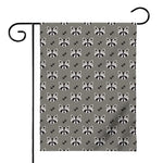 Grey Raccoon Pattern Print House Flag