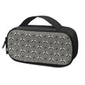 Grey Raccoon Pattern Print Portable Cooler Travel Case