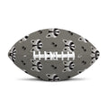Grey Raccoon Pattern Print Rugby Ball