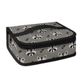Grey Raccoon Pattern Print Small Lunch Bag